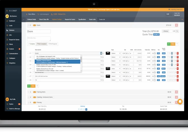 Estimating Software for Contractors: 11 Features That Make Bidding Faster and More Accurate