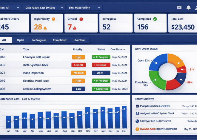 10 Work Order Tracking Software Features That Keep Maintenance on Track